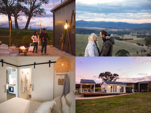 Gumnut Cottage Gippsland - Tiny Eco Stay - King Bed, Mountain Views, Fireplace