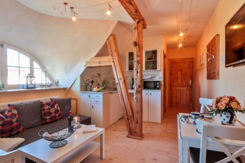 Haffblick im Reetdachhaus am Haff