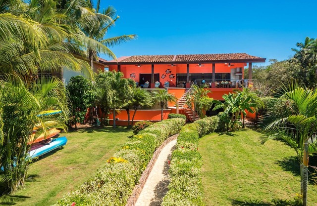 Have Fun in this Huge Beachfront Home with Infinity Pool at Potrero