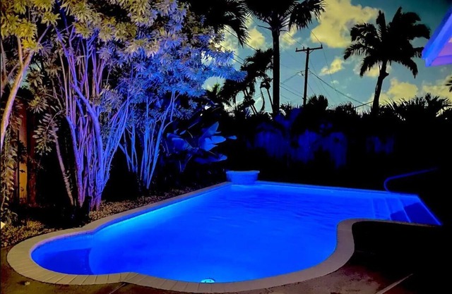 Heated Saltwater Pool Soflo Tropical Oasis in Fort Lauderdale
