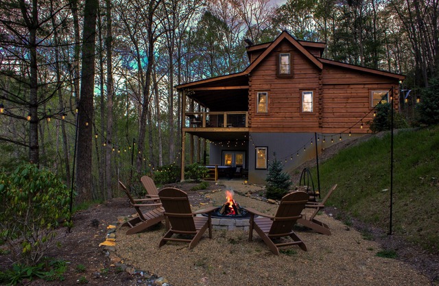 Hemlock Creek Cabin | Spacious Cabin with Game Room, Hot Tub, Fire Pit and Trails
