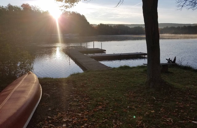 Heron Hideaway: Lamoka Cottage w/Private 3/4 Acre Lot, 135' Flat Lakefront