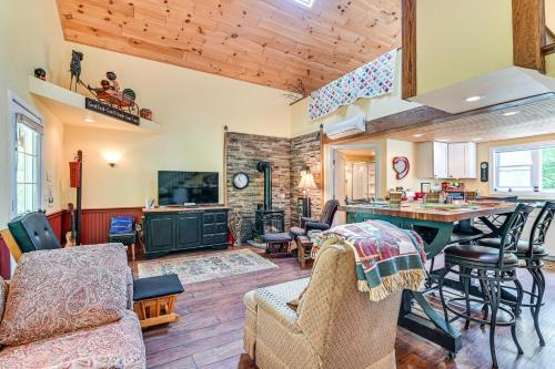 Hike, Bike, Fish and More Dansville Cabin with Yard!