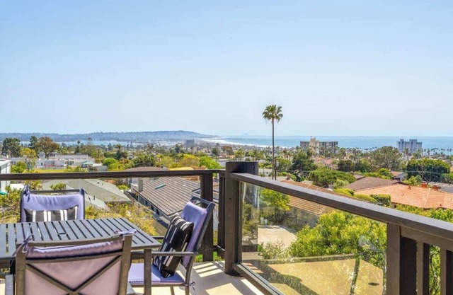 Hillside 3BR Beach Retreat w/Sweeping Ocean Views