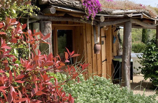 Hobbit house with private spa and swimming pool, unusual & nature near Carcassonne