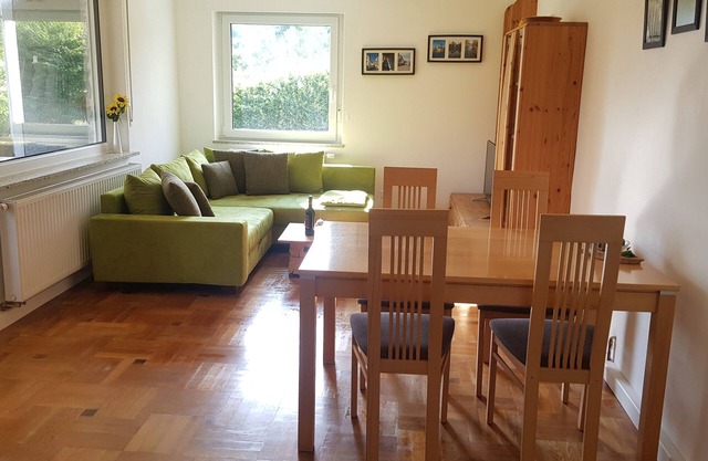 Holiday Apartment "Glüxnest" with Private Terrace, Shared Garden, Sauna and Wi-Fi