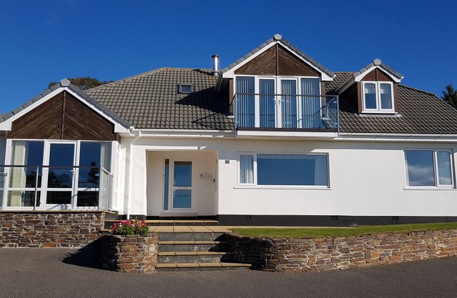 Holiday Home in Carlyon Bay Sea front position above Charlestown.