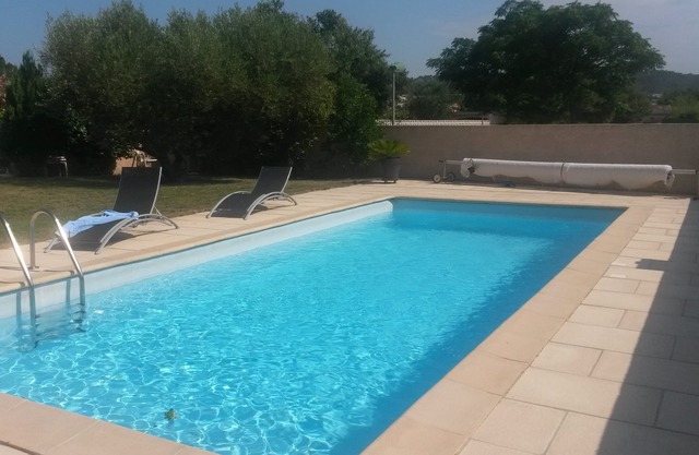 Holiday home with pool . .