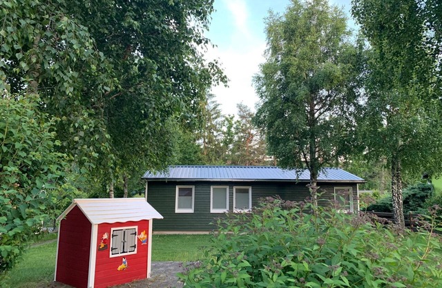 Holiday house on the lake directly at the "Zeulenrodaer Meer" in the bungalow village Zadelsdorf