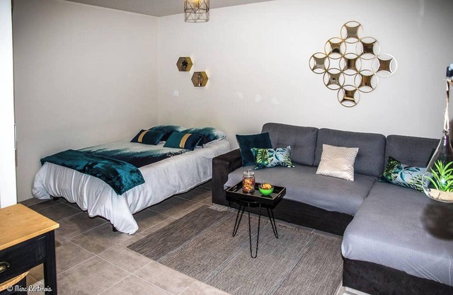 Homerez - Studio in Abondant with parking.