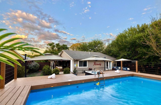 Hot Tub | Pool | Outdoor Movie Lounge | Spa Shower