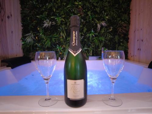 HOTEL DU BERRY - Loveroom avec Sauna, Hammam, Jacuzzi privatifs