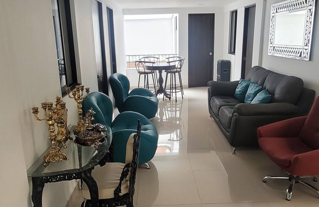 Hotel located just 1 block from Los Molinos shopping center.