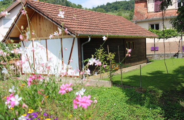 House by the river.