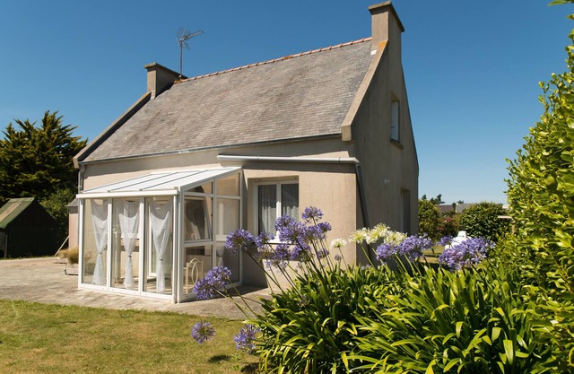 House near Porspoder beach and GR 34 hiking trails