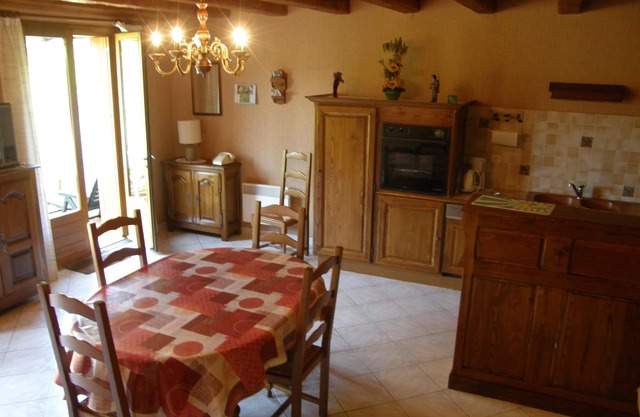 House on the banks of the Tarn in Ste-Enimie in the Gorges du Tarn