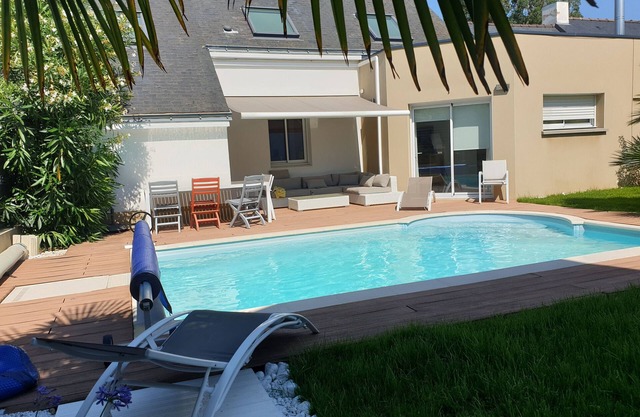 House Private swimming pool, very quiet, not overlooked- Air conditioning-Nantes-