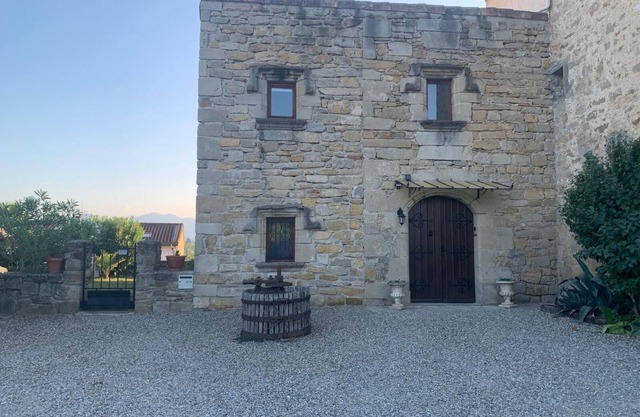 HOUSE WITH A VIEW OF THE PYRENEES OF THE ARIEGE AT TREZIERS NEAR MIREPOIX