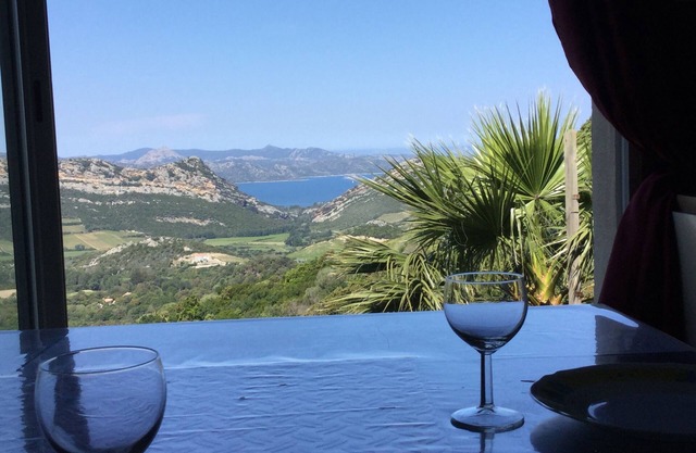 House with exceptional view over the bay of Saint FLORENT.