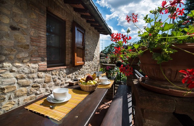 House with garden in the hills of Chianti