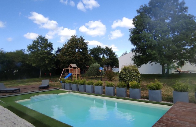 House with large garden in the countryside