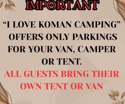 I Love Koman Camping