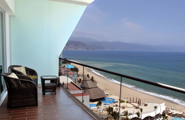 Icon Vallarta Condominios Leo; Luxury 2 Bedroom Corner Beachfront with Balcony