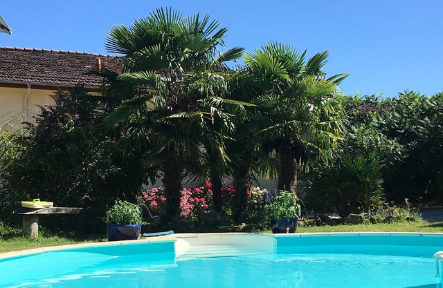 Idyllic country farmhouse with swimming pool near Gascony vineyards (Marciac)