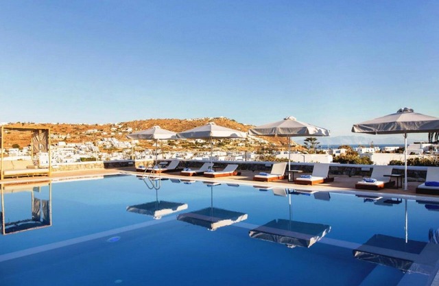 Incredible Mykonos Apartment | Apartment Revchi | 2 Bedrooms | Family Garden.