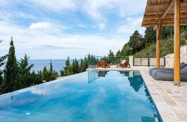 Infinity Pool Paradise with Panoramic Ionian Views