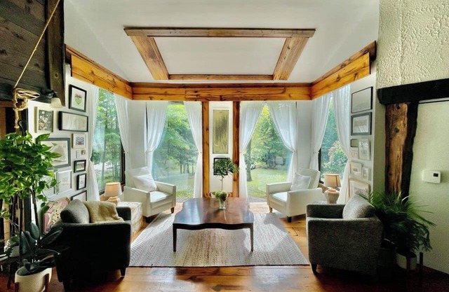 Insta-worthy artist’s retreat with amazing gazebo