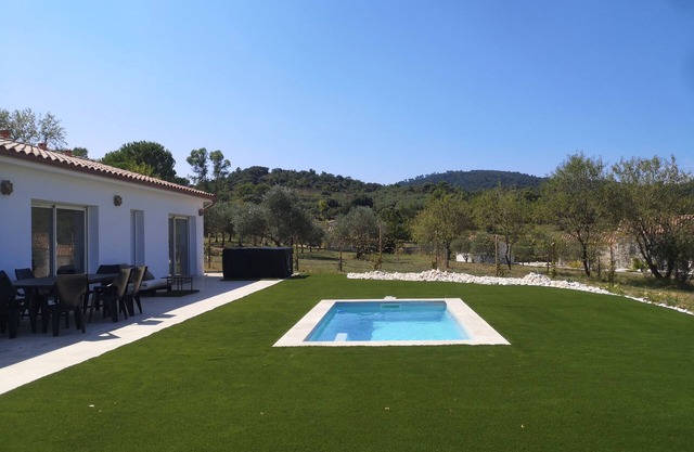 Invitation to travel luminous private villa with swimming pool spa billard
