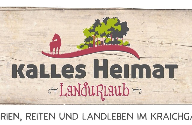 KALLES HOMELAND vacation, horse riding and country living in Kraichgau