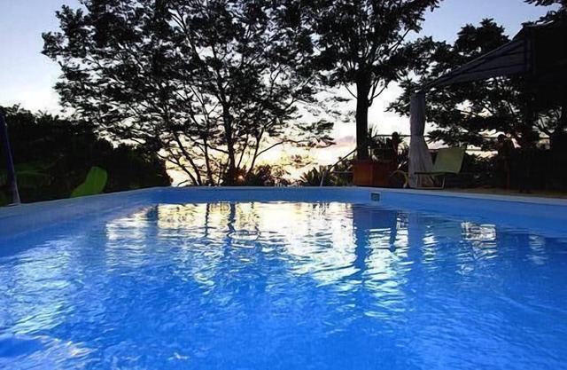 KAZ KAYOU bungalow in creole styles and colors in a tropical park