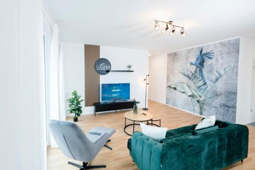 koCASA-Apartments 02, Design, City-Center Böblingen, Stellplatz, Balkon, Waipu-Tv