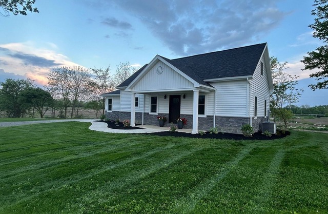 Koop Creek Home. A charming, quiet country home near St. Mary's and New Bremen.