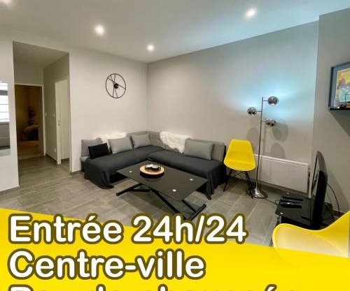 « La Bicyclette » 35m2 tout équipé centre ville