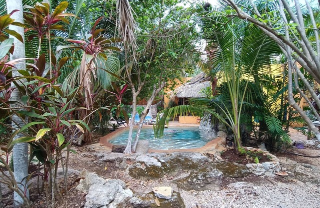 La casa de piedra y colores