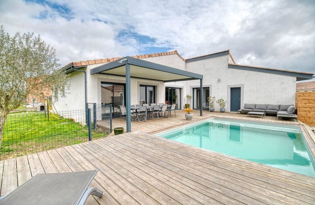 La Gragnaguaise - Maison climatisée avec piscine
