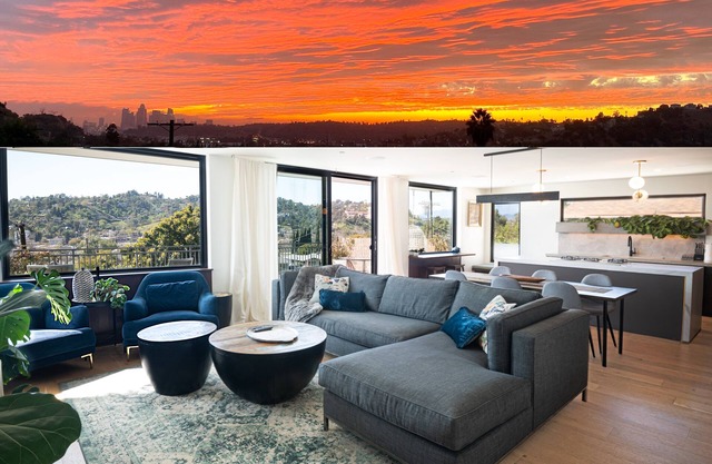 LA Hillside House dramatic views, super clean. 2bed/2bath
