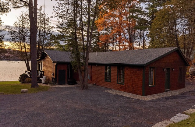 Lake Champlain camp in the Adirondacks