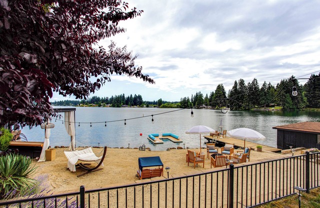 Lake Spanaway Retreat: Home w/Private Beach!