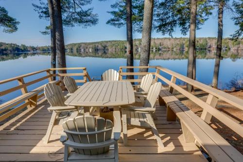 Lakefront Cabin with Panoramic Water View and Access