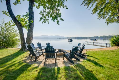 Lakefront Center Ossipee Home with Boat Dock!
