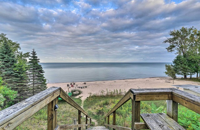 Lakefront Forestville Paradise w/Private Beach!