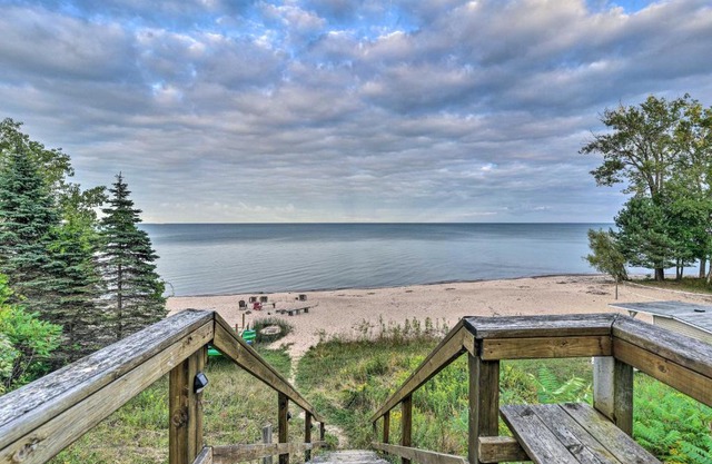 Lakefront Forestville Paradise with Private Beach!