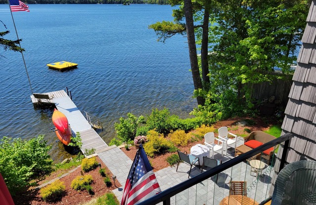 Lakefront Home Near Acadia National Park: Dock kayaks paddle boards & swim raft