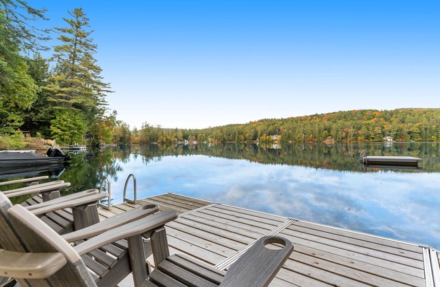 Lakefront house with skiing nearby, dock, and amazing views - dog-friendly