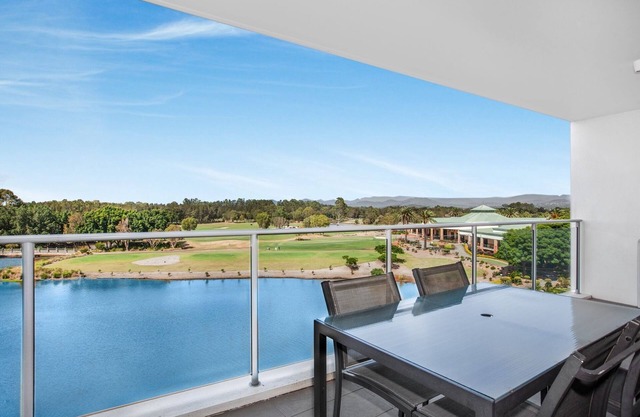 Lakeside Family Oasis with Pool, Gym and Balcony