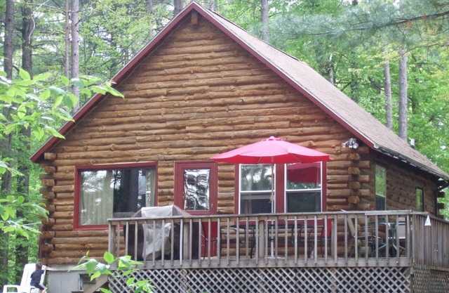 Lakeside Log Cabin W/Sandy Beach and Docks! Sleeps 6-8
